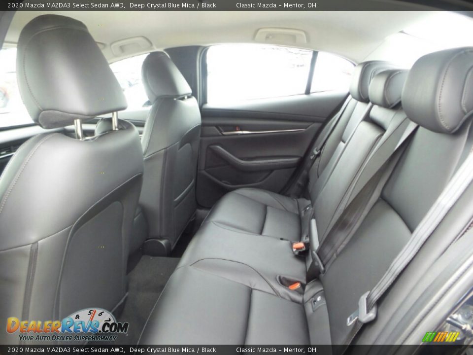2020 Mazda MAZDA3 Select Sedan AWD Deep Crystal Blue Mica / Black Photo #9