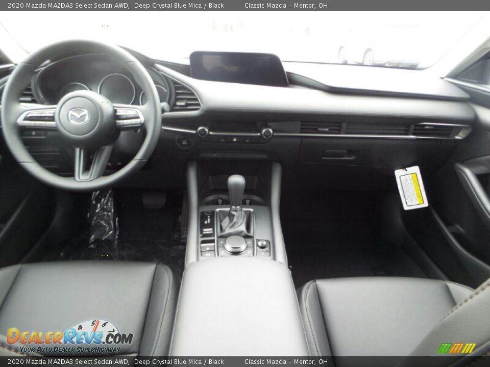 2020 Mazda MAZDA3 Select Sedan AWD Deep Crystal Blue Mica / Black Photo #10