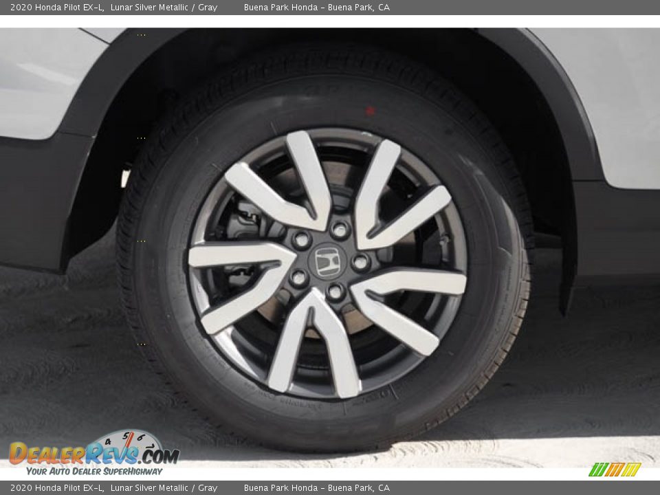 2020 Honda Pilot EX-L Lunar Silver Metallic / Gray Photo #13