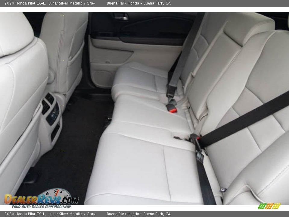 2020 Honda Pilot EX-L Lunar Silver Metallic / Gray Photo #17