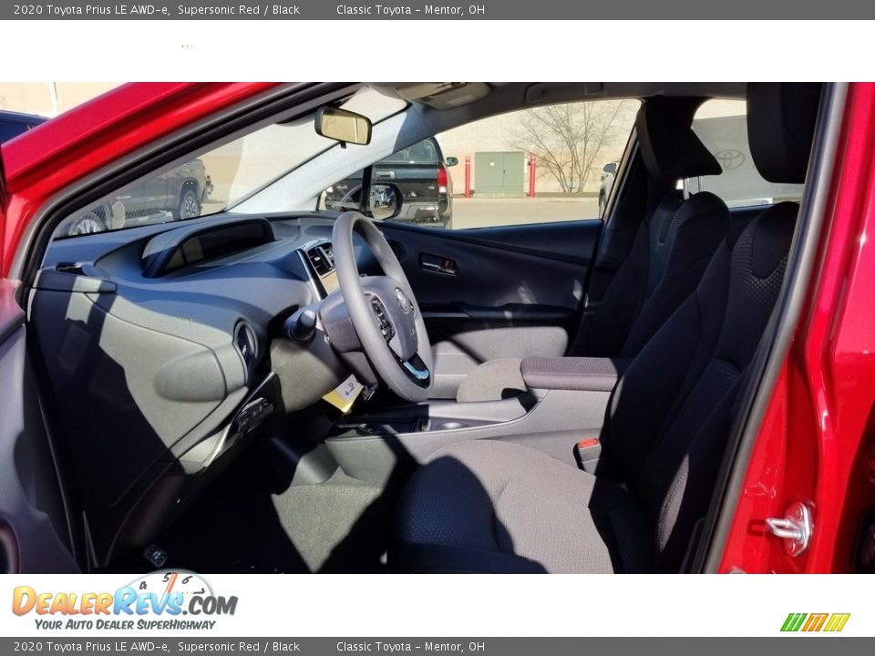 2020 Toyota Prius LE AWD-e Supersonic Red / Black Photo #2