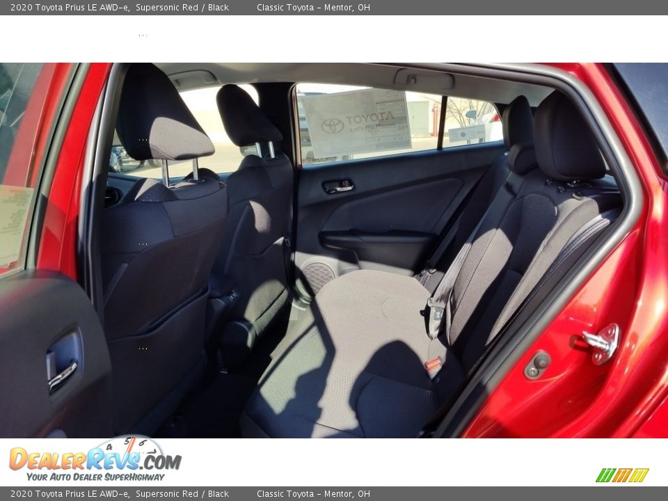 2020 Toyota Prius LE AWD-e Supersonic Red / Black Photo #3