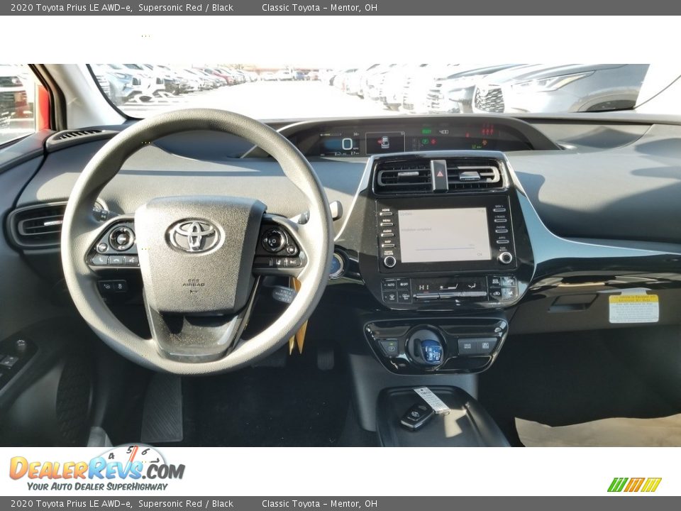 2020 Toyota Prius LE AWD-e Supersonic Red / Black Photo #4