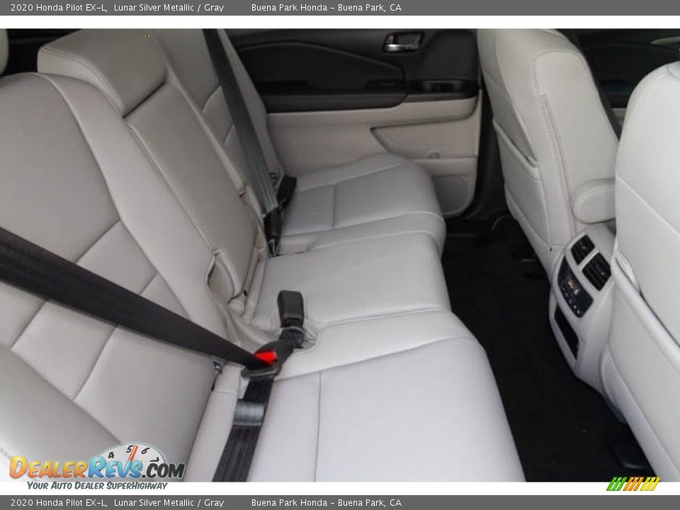 2020 Honda Pilot EX-L Lunar Silver Metallic / Gray Photo #31