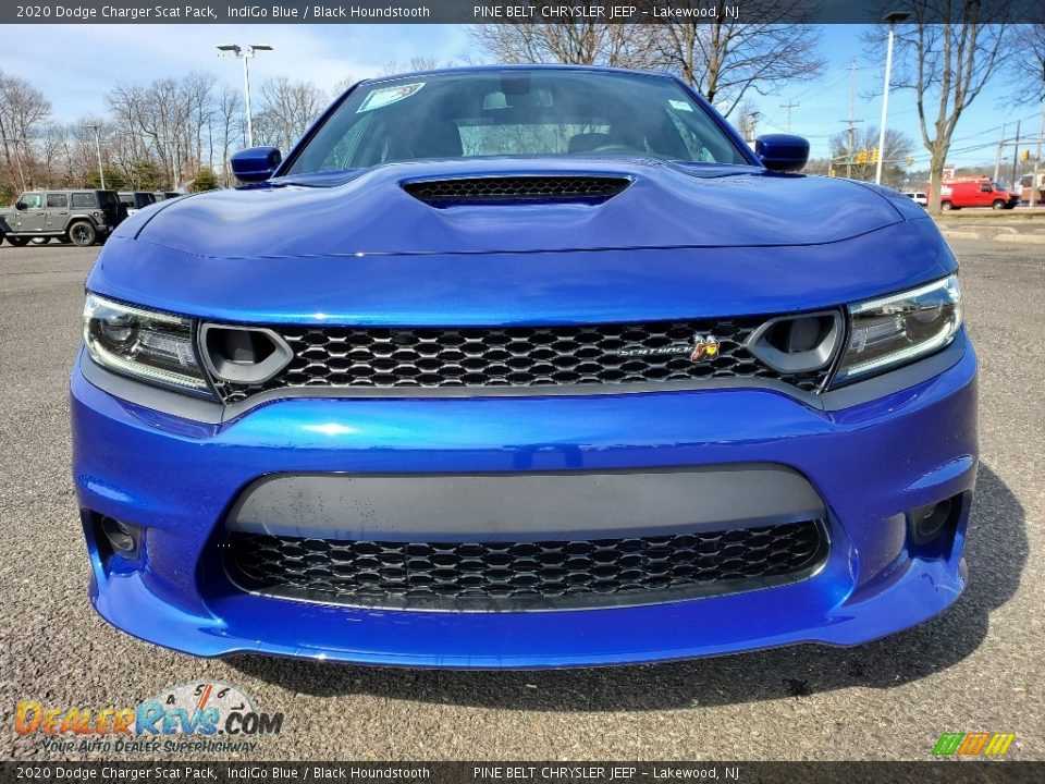 2020 Dodge Charger Scat Pack IndiGo Blue / Black Houndstooth Photo #3