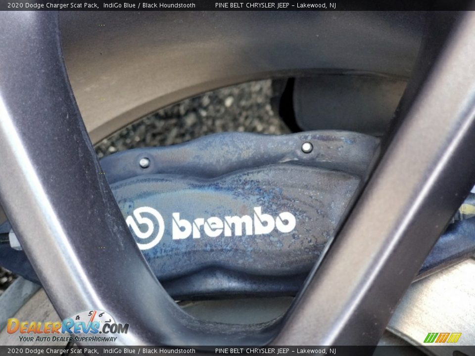 2020 Dodge Charger Scat Pack IndiGo Blue / Black Houndstooth Photo #10