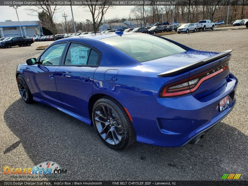 2020 Dodge Charger Scat Pack IndiGo Blue / Black Houndstooth Photo #11