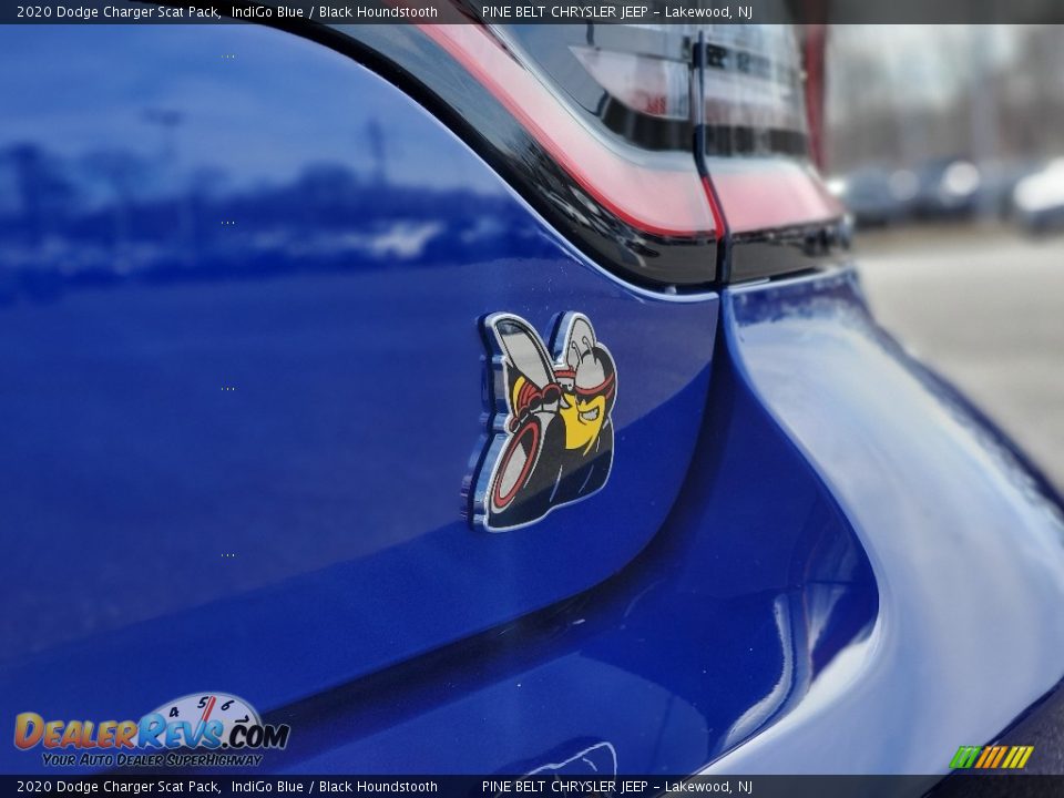 2020 Dodge Charger Scat Pack IndiGo Blue / Black Houndstooth Photo #13