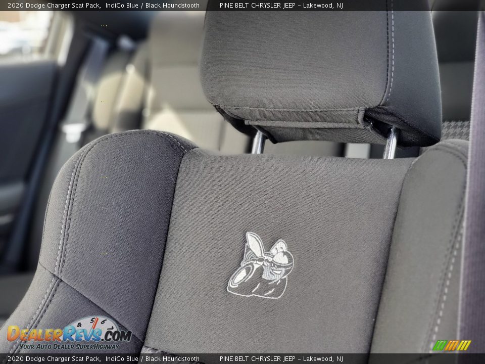 2020 Dodge Charger Scat Pack IndiGo Blue / Black Houndstooth Photo #15