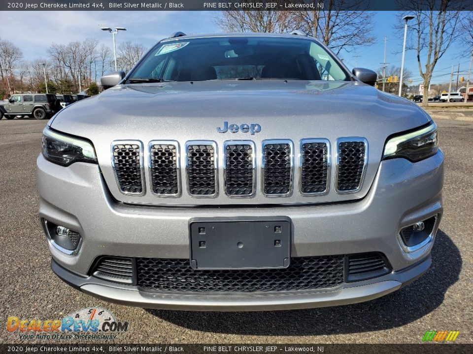 2020 Jeep Cherokee Limited 4x4 Billet Silver Metallic / Black Photo #3