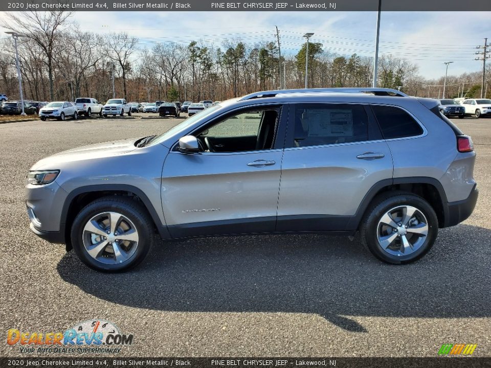 2020 Jeep Cherokee Limited 4x4 Billet Silver Metallic / Black Photo #4