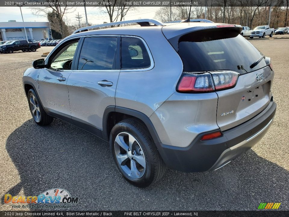 2020 Jeep Cherokee Limited 4x4 Billet Silver Metallic / Black Photo #6