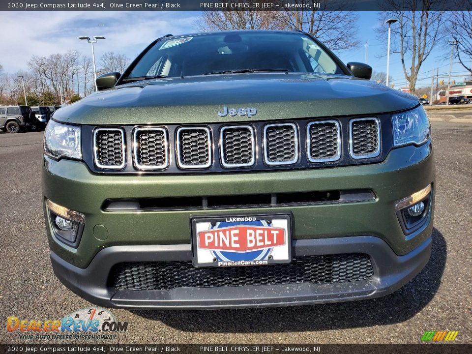 2020 Jeep Compass Latitude 4x4 Olive Green Pearl / Black Photo #3