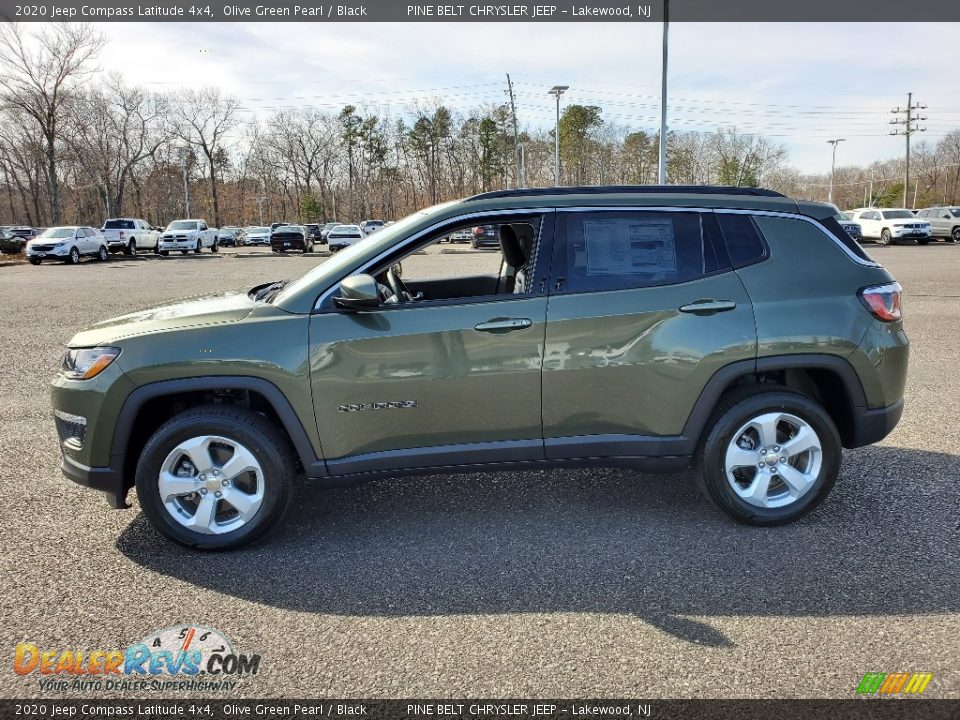 2020 Jeep Compass Latitude 4x4 Olive Green Pearl / Black Photo #4