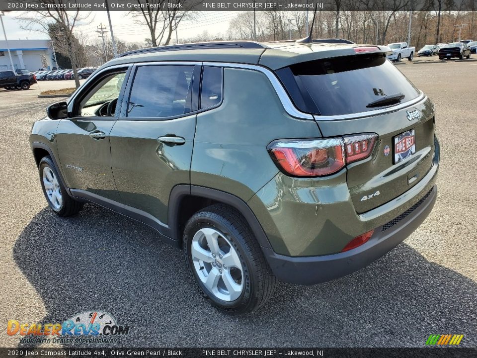 2020 Jeep Compass Latitude 4x4 Olive Green Pearl / Black Photo #6