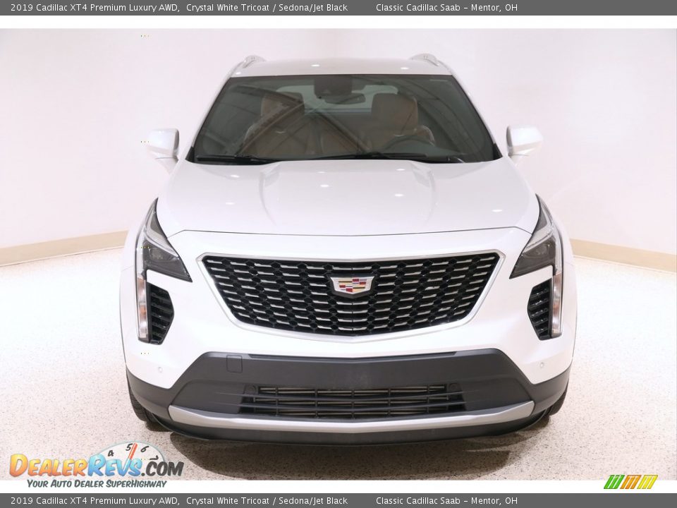 2019 Cadillac XT4 Premium Luxury AWD Crystal White Tricoat / Sedona/Jet Black Photo #2