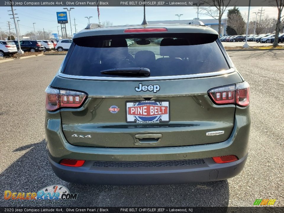2020 Jeep Compass Latitude 4x4 Olive Green Pearl / Black Photo #7