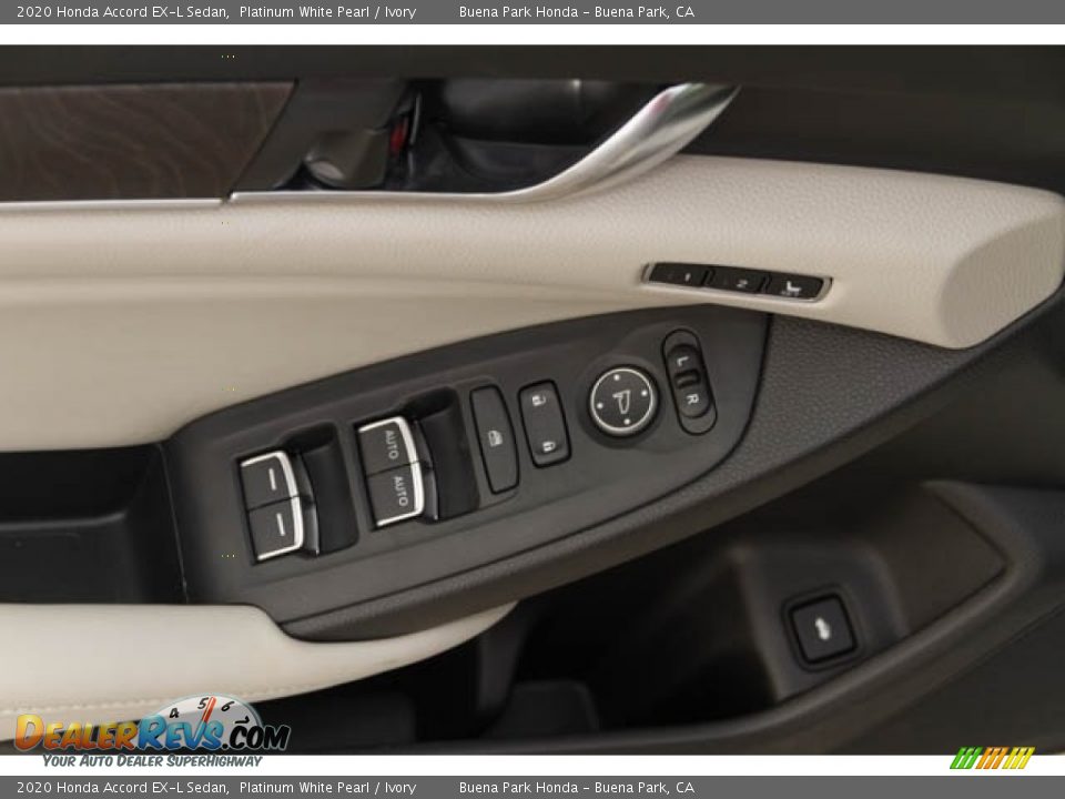 2020 Honda Accord EX-L Sedan Platinum White Pearl / Ivory Photo #17