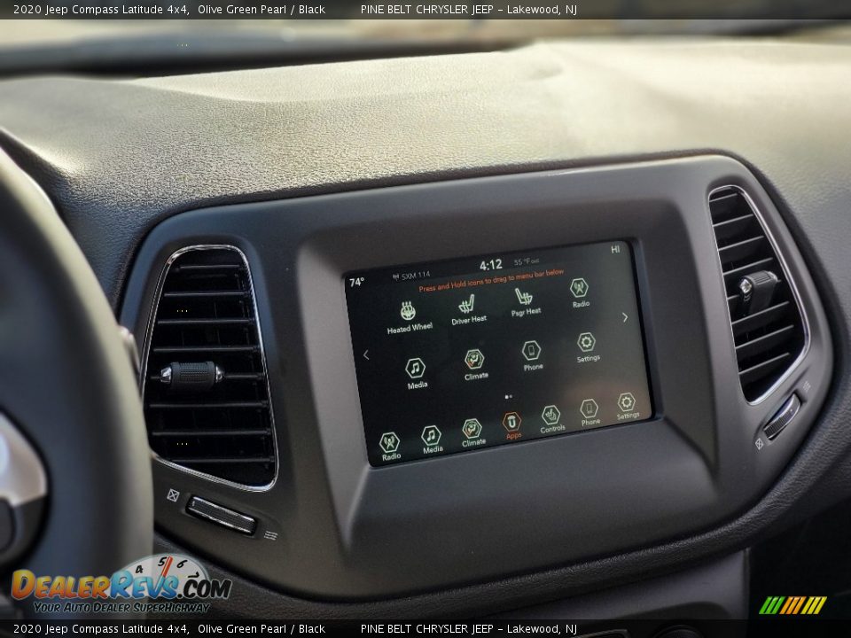 2020 Jeep Compass Latitude 4x4 Olive Green Pearl / Black Photo #13