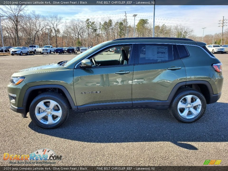 2020 Jeep Compass Latitude 4x4 Olive Green Pearl / Black Photo #4