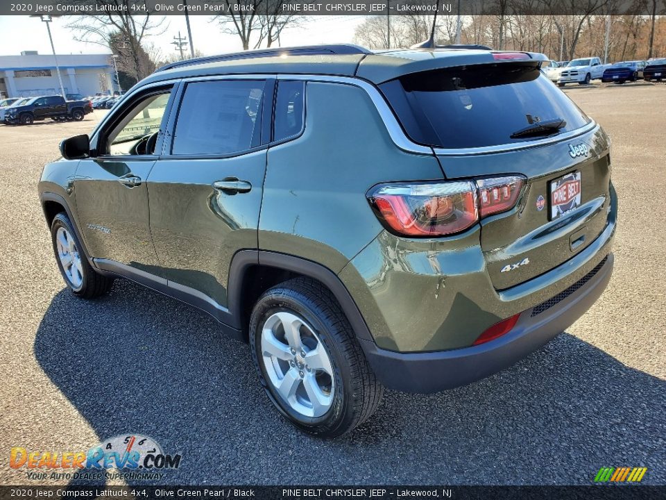2020 Jeep Compass Latitude 4x4 Olive Green Pearl / Black Photo #6