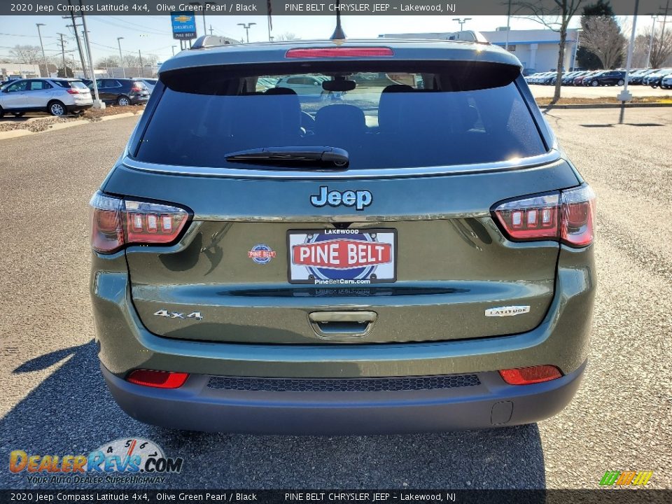 2020 Jeep Compass Latitude 4x4 Olive Green Pearl / Black Photo #7