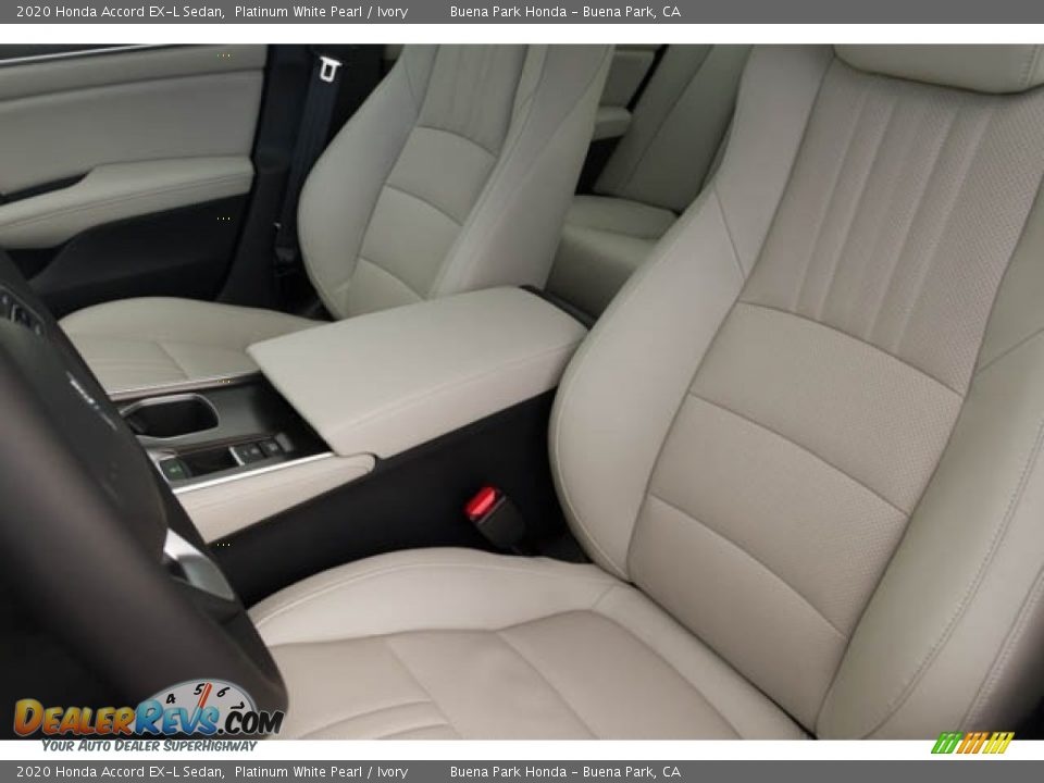 2020 Honda Accord EX-L Sedan Platinum White Pearl / Ivory Photo #32