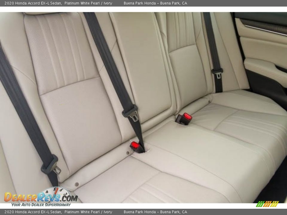 2020 Honda Accord EX-L Sedan Platinum White Pearl / Ivory Photo #33