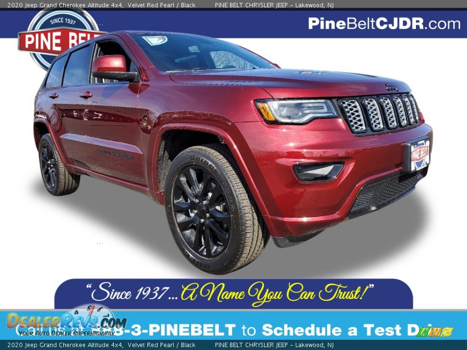 2020 Jeep Grand Cherokee Altitude 4x4 Velvet Red Pearl / Black Photo #1