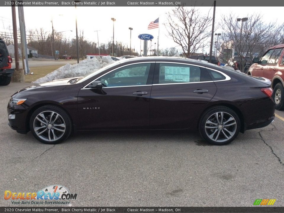 2020 Chevrolet Malibu Premier Black Cherry Metallic / Jet Black Photo #6