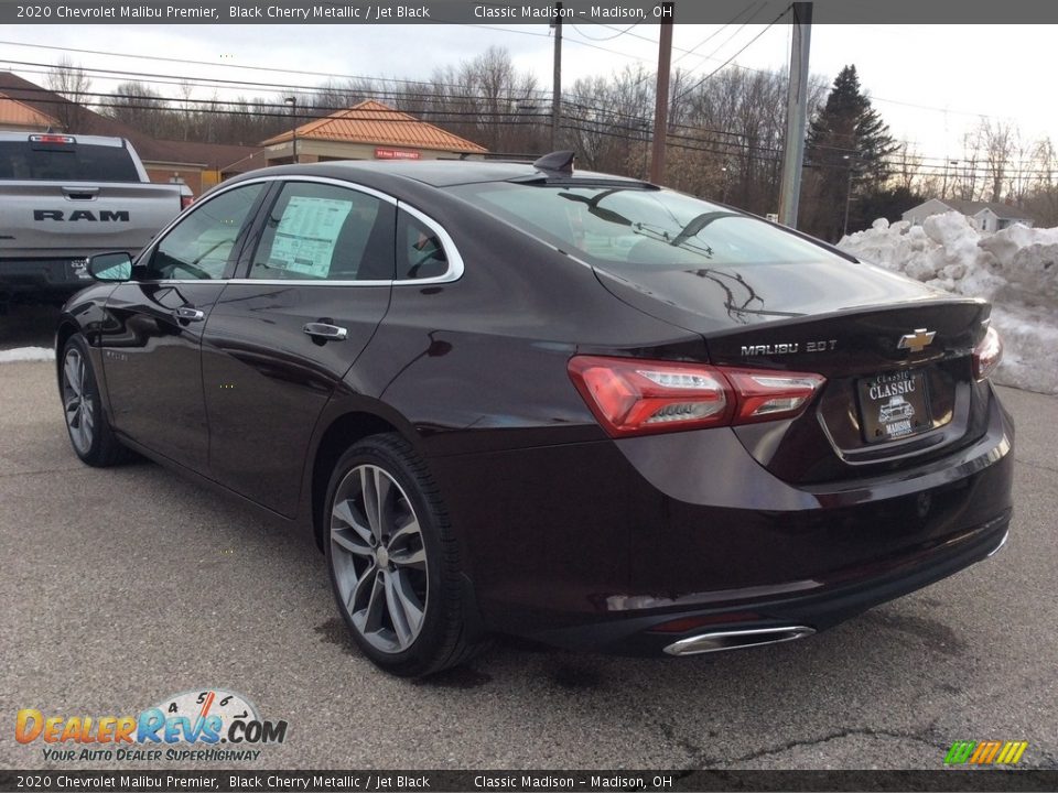2020 Chevrolet Malibu Premier Black Cherry Metallic / Jet Black Photo #7