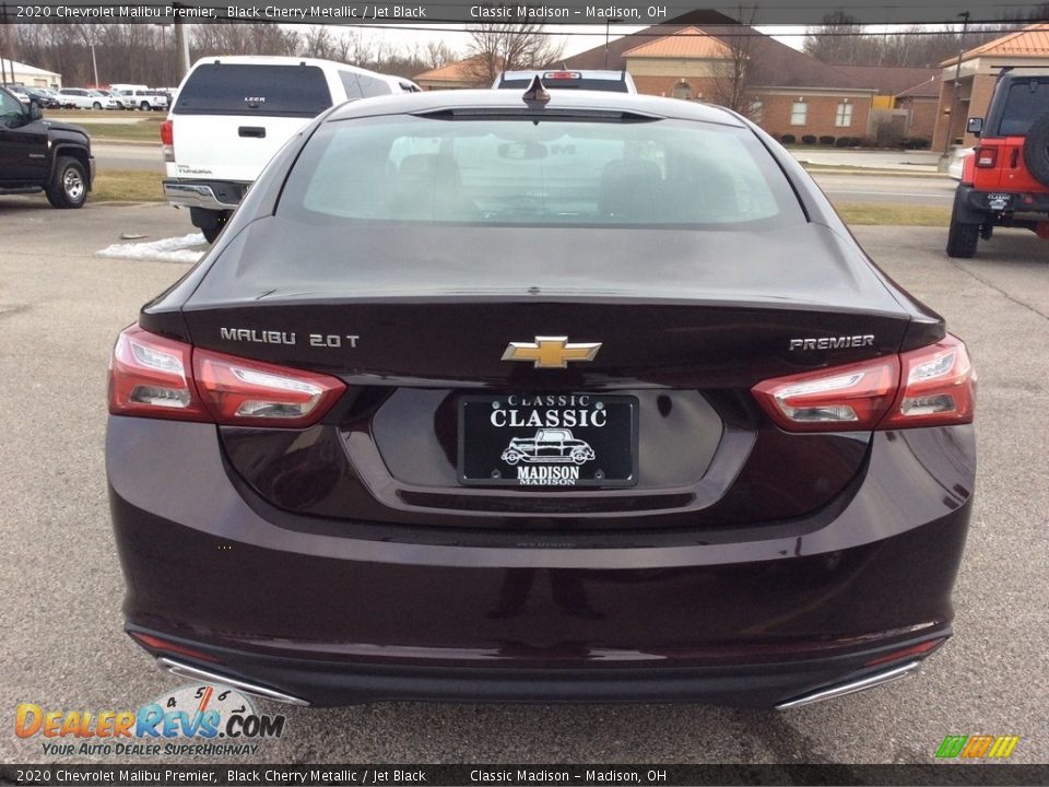 2020 Chevrolet Malibu Premier Black Cherry Metallic / Jet Black Photo #8