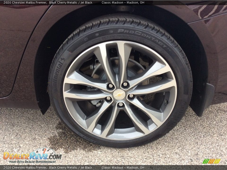 2020 Chevrolet Malibu Premier Black Cherry Metallic / Jet Black Photo #10