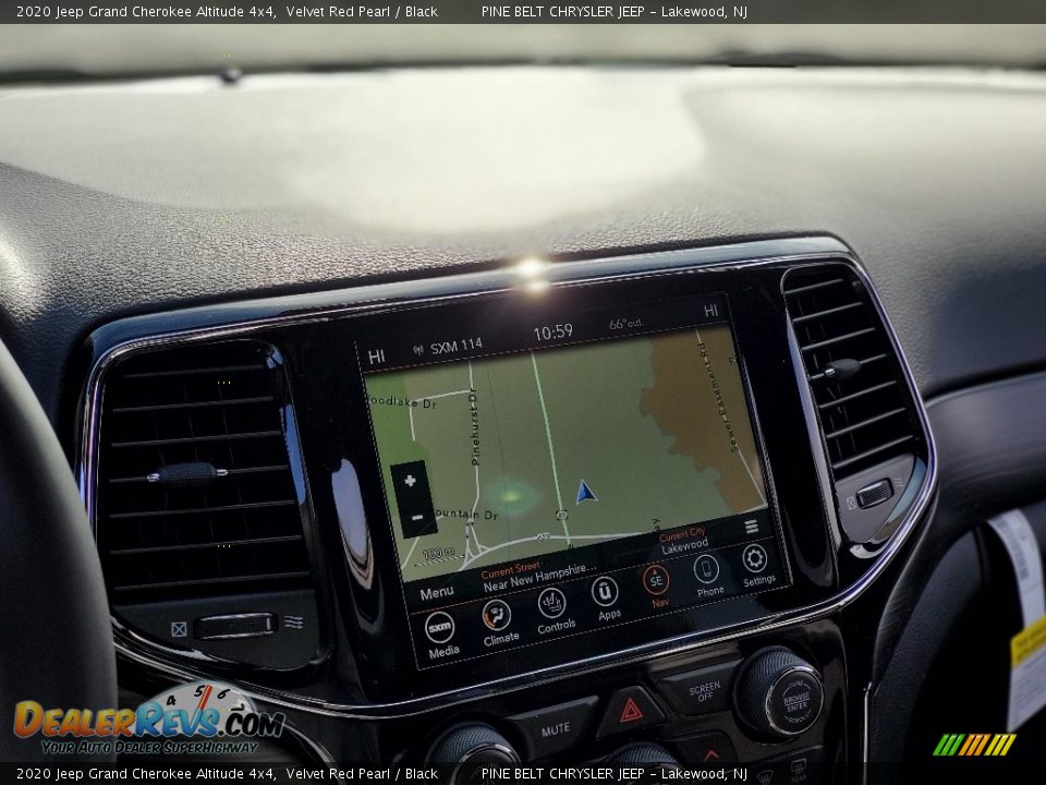 2020 Jeep Grand Cherokee Altitude 4x4 Velvet Red Pearl / Black Photo #13