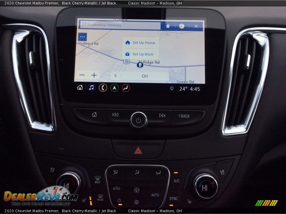 2020 Chevrolet Malibu Premier Black Cherry Metallic / Jet Black Photo #21