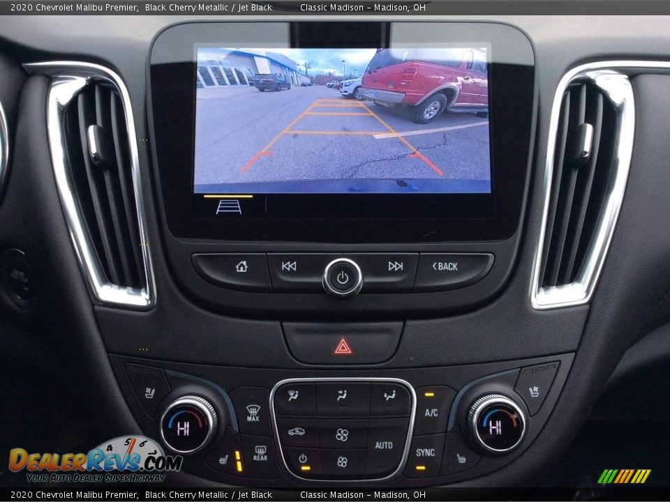 2020 Chevrolet Malibu Premier Black Cherry Metallic / Jet Black Photo #22