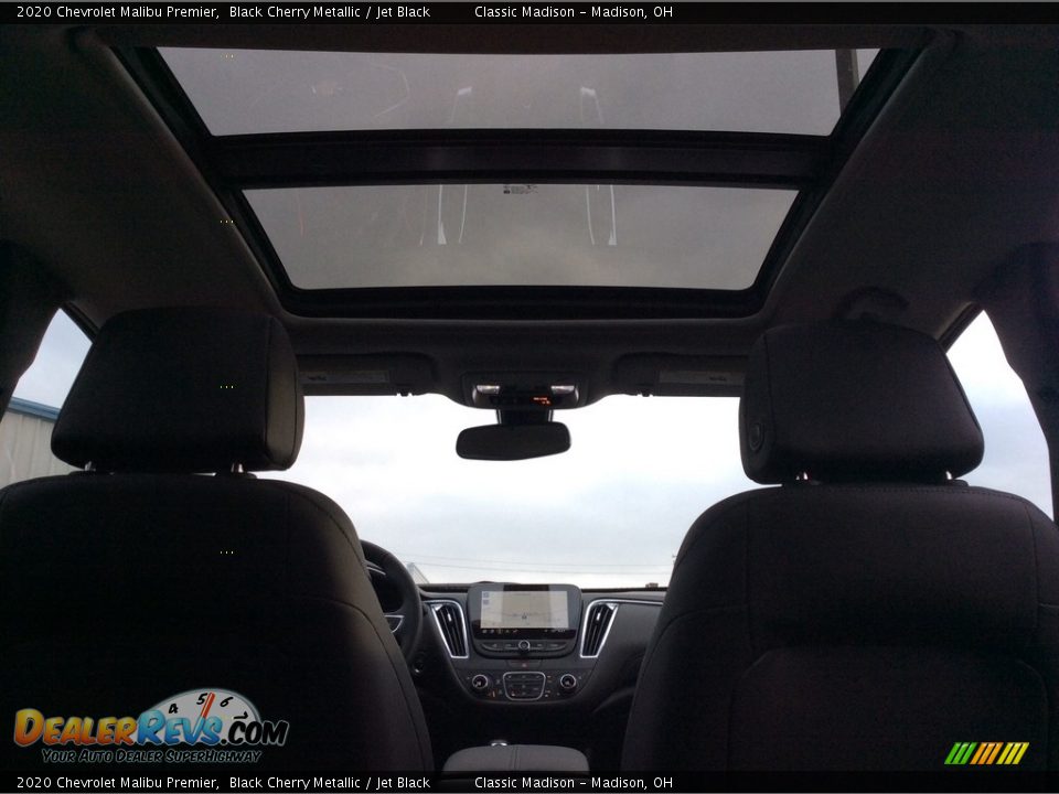 2020 Chevrolet Malibu Premier Black Cherry Metallic / Jet Black Photo #24