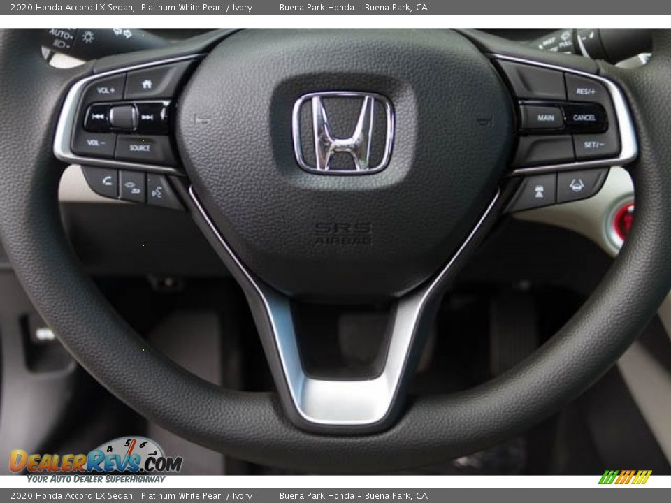 2020 Honda Accord LX Sedan Platinum White Pearl / Ivory Photo #8