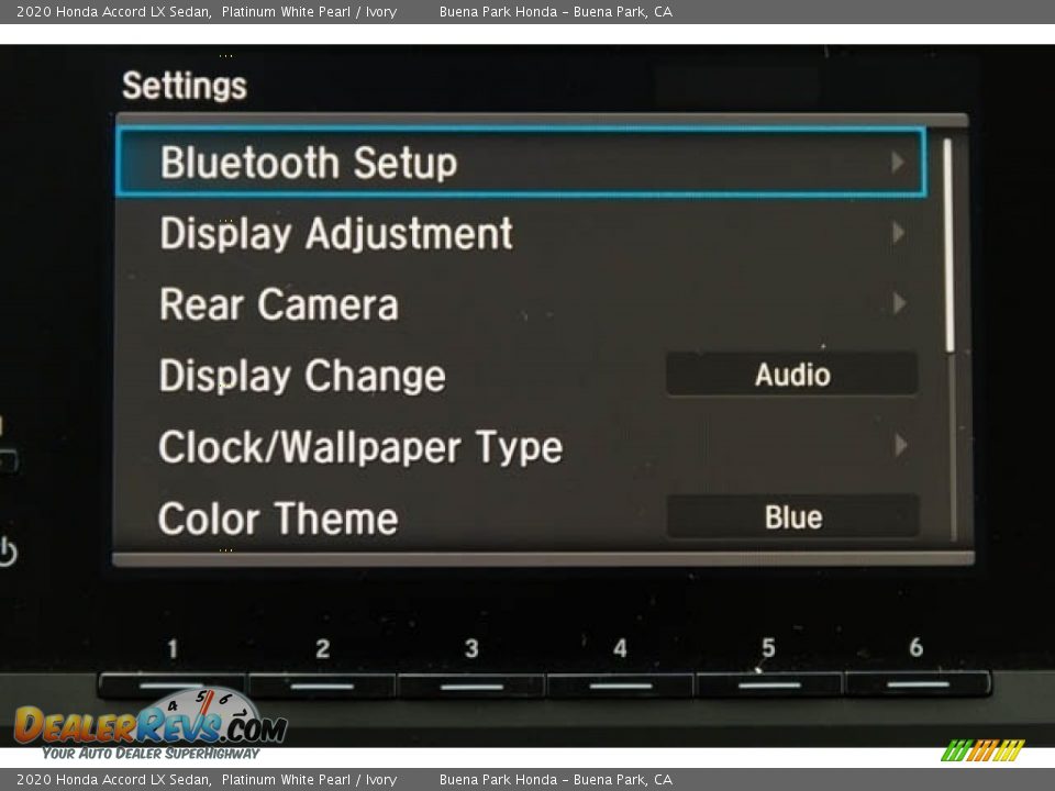 2020 Honda Accord LX Sedan Platinum White Pearl / Ivory Photo #13