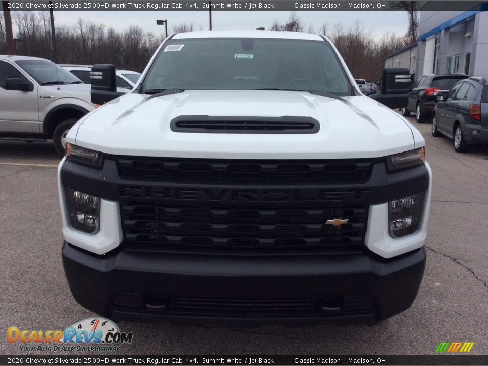 2020 Chevrolet Silverado 2500HD Work Truck Regular Cab 4x4 Summit White / Jet Black Photo #4