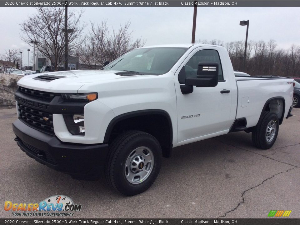 2020 Chevrolet Silverado 2500HD Work Truck Regular Cab 4x4 Summit White / Jet Black Photo #5
