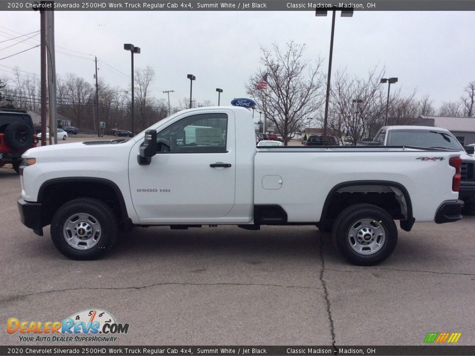 2020 Chevrolet Silverado 2500HD Work Truck Regular Cab 4x4 Summit White / Jet Black Photo #6