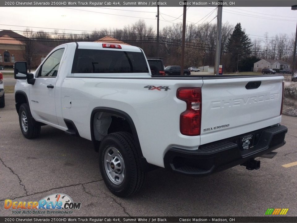 2020 Chevrolet Silverado 2500HD Work Truck Regular Cab 4x4 Summit White / Jet Black Photo #7