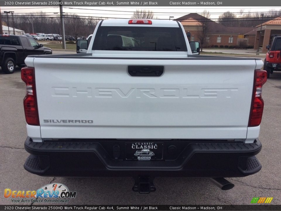 2020 Chevrolet Silverado 2500HD Work Truck Regular Cab 4x4 Summit White / Jet Black Photo #8