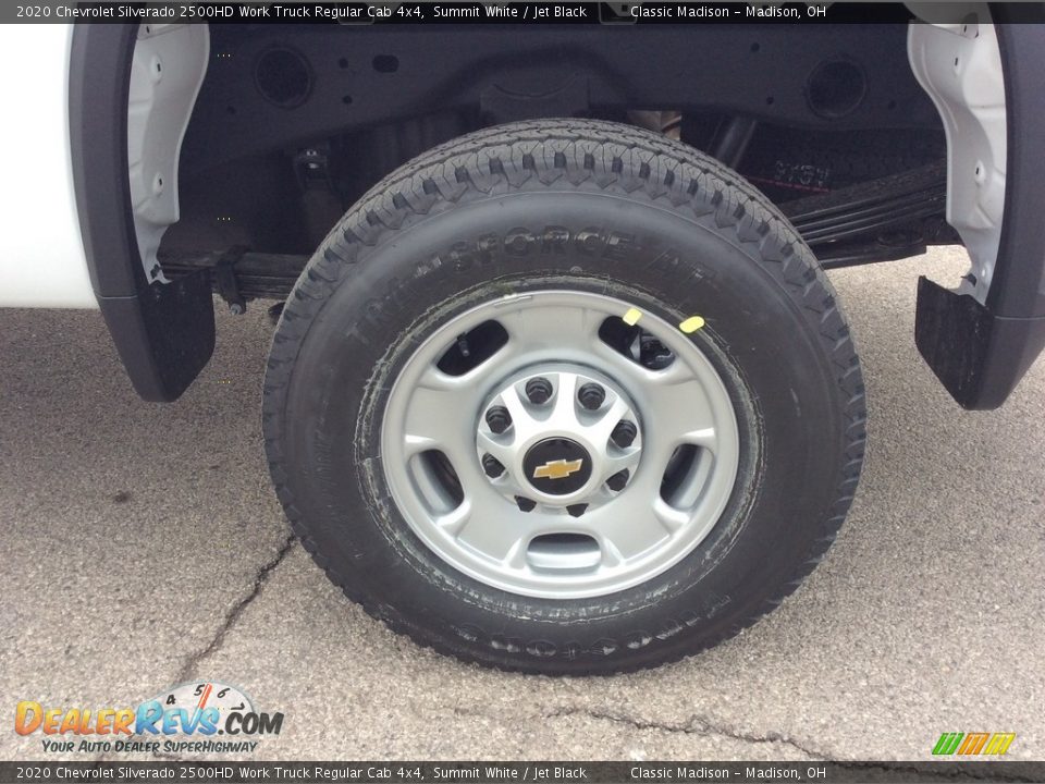2020 Chevrolet Silverado 2500HD Work Truck Regular Cab 4x4 Summit White / Jet Black Photo #10