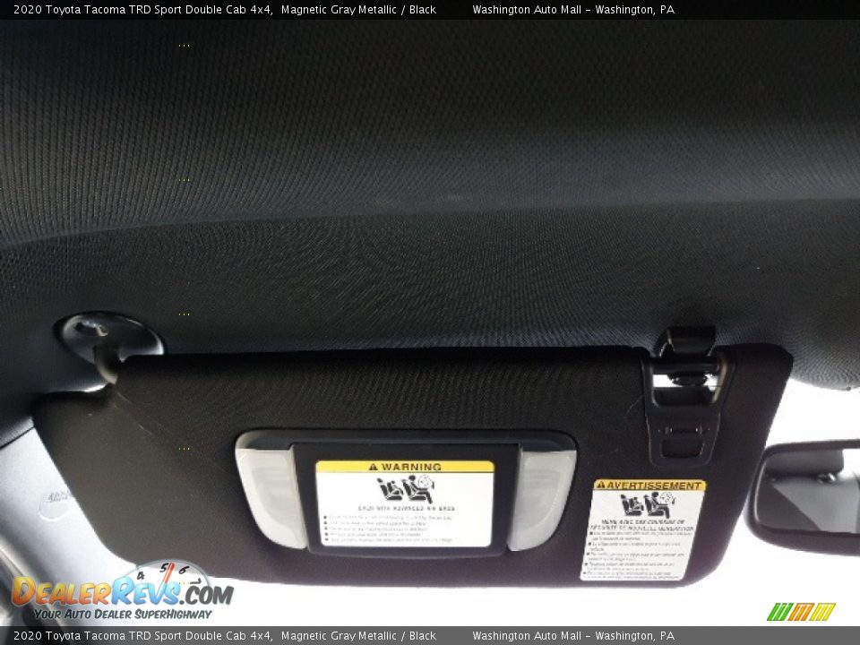 2020 Toyota Tacoma TRD Sport Double Cab 4x4 Magnetic Gray Metallic / Black Photo #21