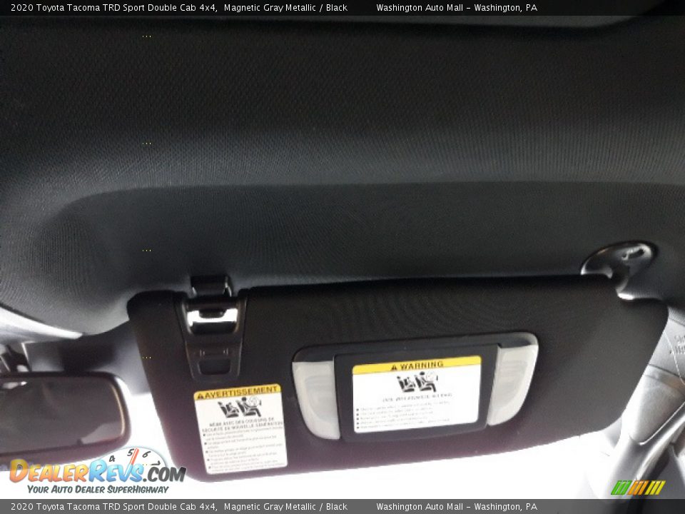 2020 Toyota Tacoma TRD Sport Double Cab 4x4 Magnetic Gray Metallic / Black Photo #23