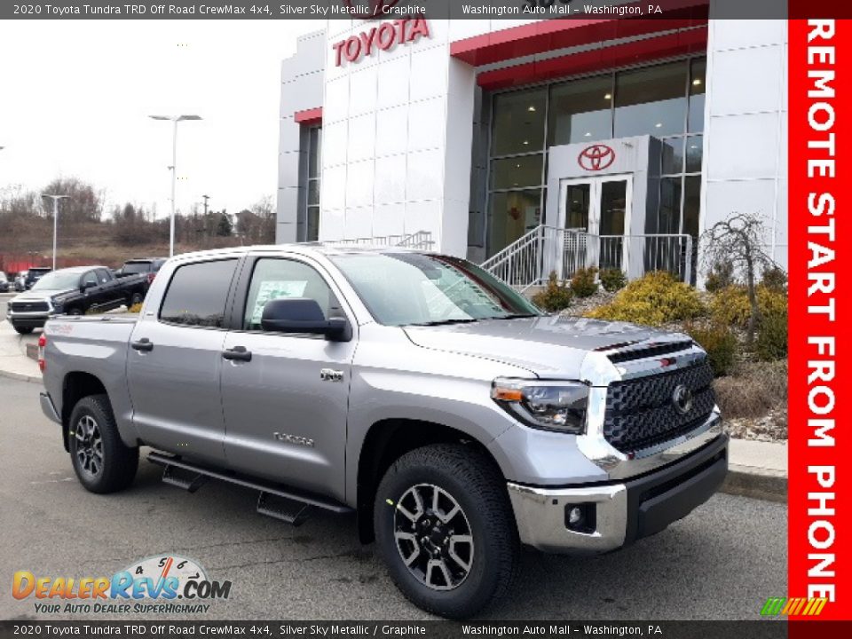 2020 Toyota Tundra TRD Off Road CrewMax 4x4 Silver Sky Metallic / Graphite Photo #1