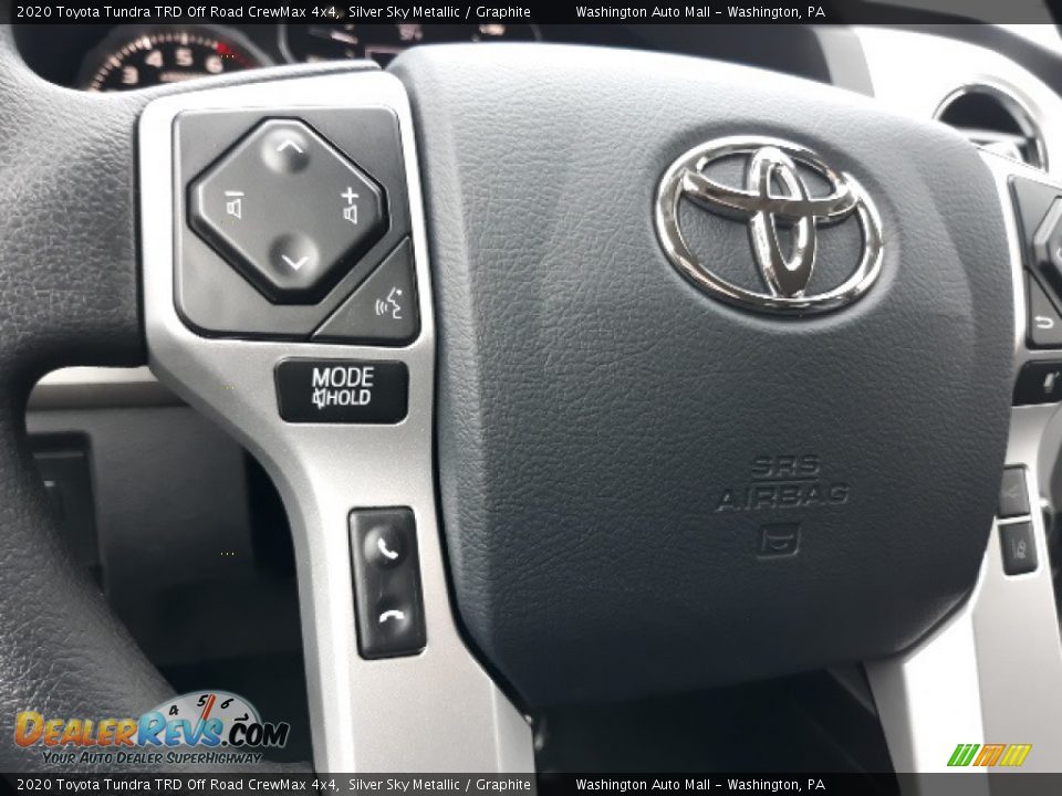 2020 Toyota Tundra TRD Off Road CrewMax 4x4 Silver Sky Metallic / Graphite Photo #5