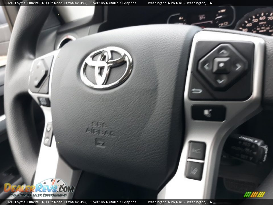 2020 Toyota Tundra TRD Off Road CrewMax 4x4 Silver Sky Metallic / Graphite Photo #6